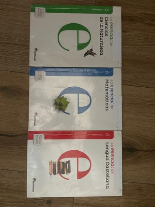 Libros 6º de Primaria – Lengua, Naturales y Mates.