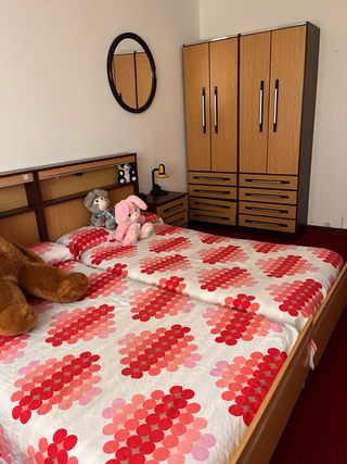 Dormitorio completo madera