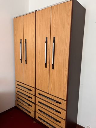 Dormitorio completo madera