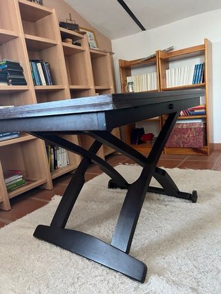 Mesa de centro convertible en mesa de comedor