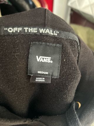 Sudadera Vans Negra