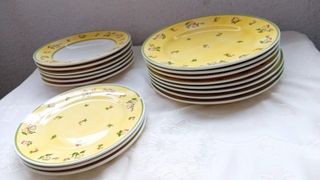 Platos San Claudio Florales