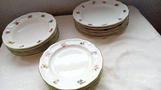 Platos San Claudio Florales