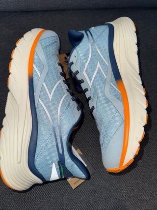 Zapatillas Diadora Correr Azul Naranja