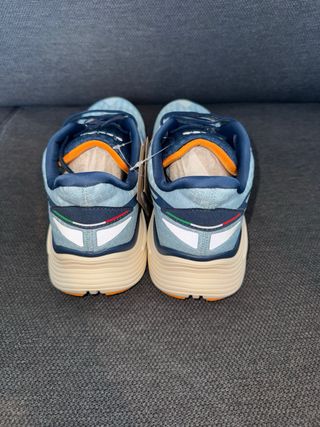Zapatillas Diadora Correr Azul Naranja