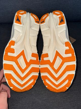 Zapatillas Diadora Correr Azul Naranja