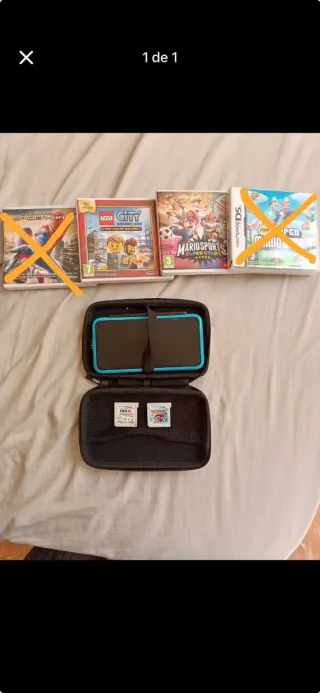 Nintendo 3DS Nero/Blu + Accessori