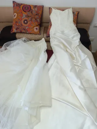 Vestido de Novia Blanco.