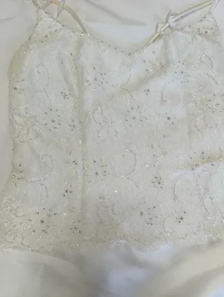 Vestido de Novia Blanco.