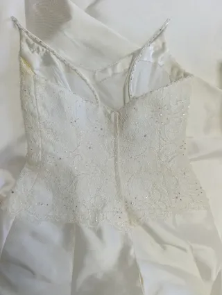 Vestido de Novia Blanco.