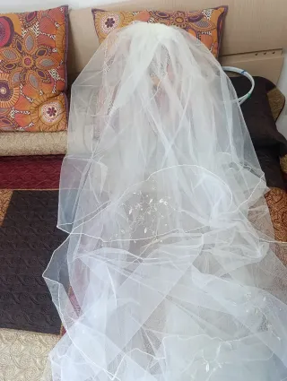 Vestido de Novia Blanco.