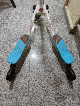 Patinete 3 ruedas azul