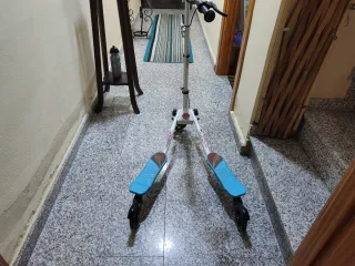 Patinete 3 ruedas azul