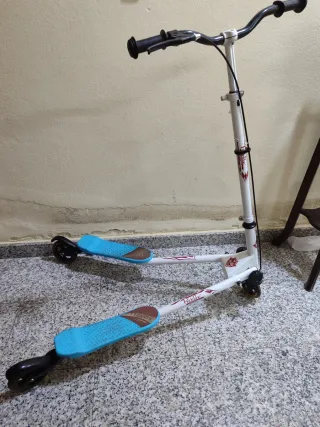 Patinete 3 ruedas azul