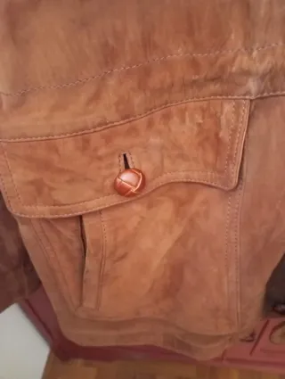 Chaquetón hombre marrón talla grande XXL