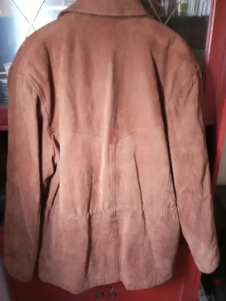 Chaquetón hombre marrón talla grande XXL