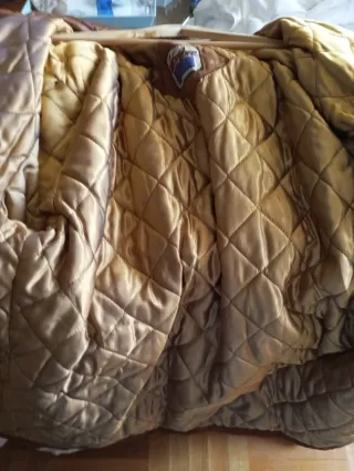 Chaquetón hombre marrón talla grande XXL