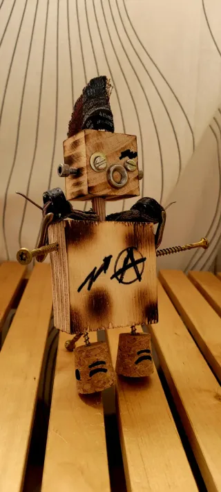 Muñeco de Madera JHONNY!!