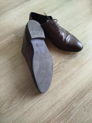 Zapatos vestir marrone cordones 46