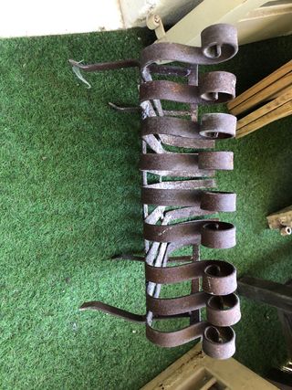 Parrilla chimenea metal