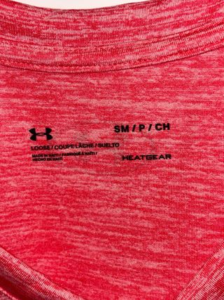 Camiseta Under Armour Mujer Rosa/Roja