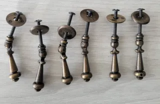 Tiradores vintage latón (6 unidades)