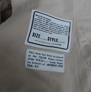 rare vintage baggy avirex chino pants