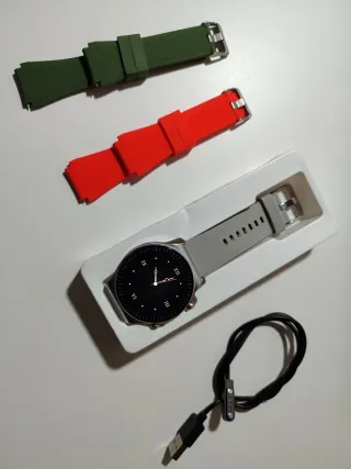 Smartwatch Gris con Correas Intercambiables