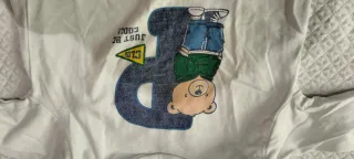 Maglietta neonato orsetto Just Be Cool