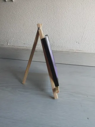 Cuadro pintado a mano tiburones