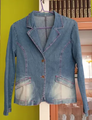 Chaqueta Blazer Jeans Azul
