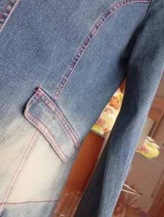 Chaqueta Blazer Jeans Azul