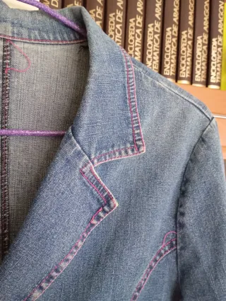 Chaqueta Blazer Jeans Azul