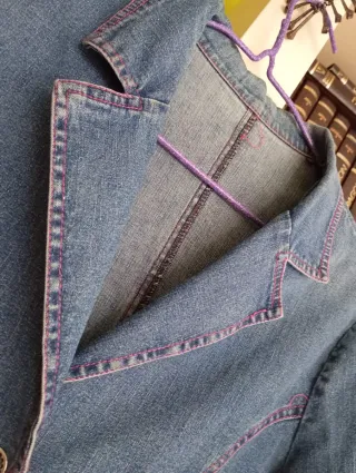 Chaqueta Blazer Jeans Azul