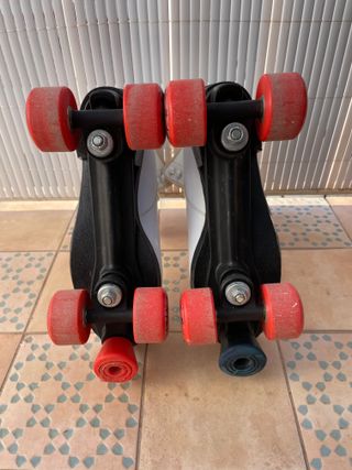 Patinetes Krafwin Clásicos Blancos Talla 40