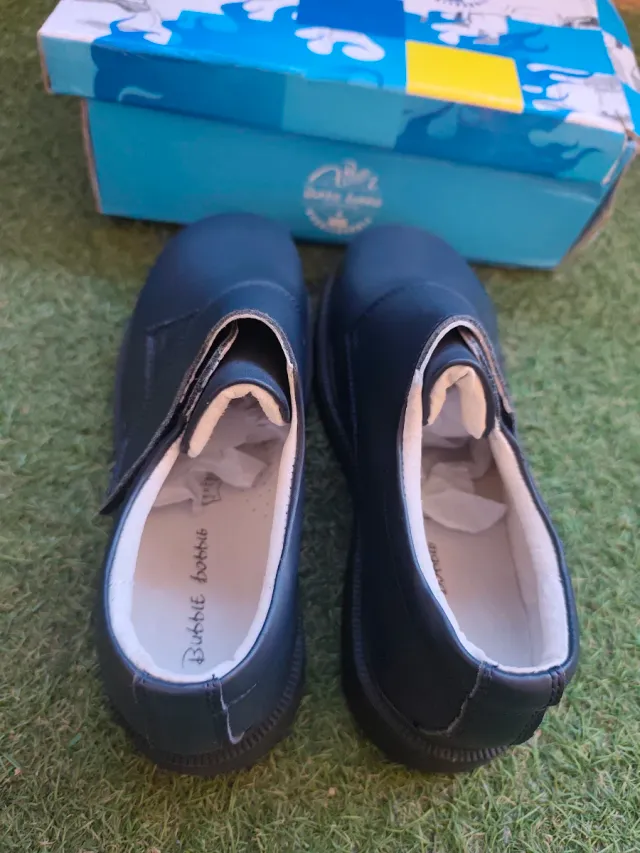 Zapatos colegiales azul marino T36