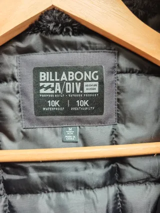 Parka Billabong Adventure Negra Impermeable