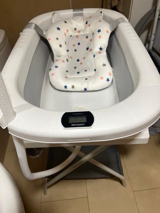 Bañera Plegable Bebé con Estructura Metálica