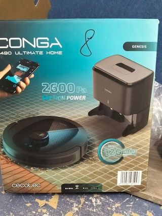 Robot Aspirador y Friegasuelos Conga 7490