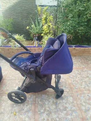 Carrito de bebé Jane azul Con capazo 35€