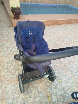 Carrito de bebé Jane azul Con capazo 35€