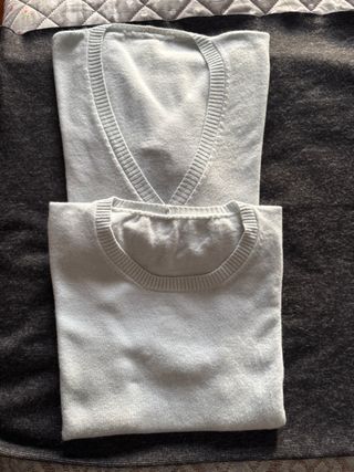 Gemelli lana azzurro chiaro