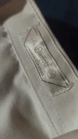 Camisa blanca manga corta