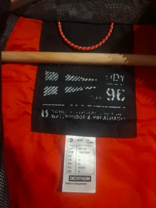 Chubasquero TRIBORD Negro y Gris