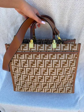 Bolso Fendi Beige y Marrón