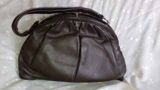 Borsa Mano Pelle Morbida Grigio