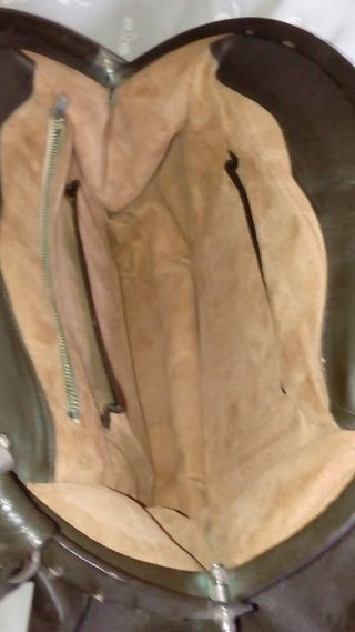 Borsa Mano Pelle Morbida Grigio