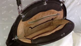 Borsa Mano Pelle Morbida Grigio