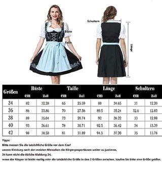 Vestido Bávaro Dirndl T.36