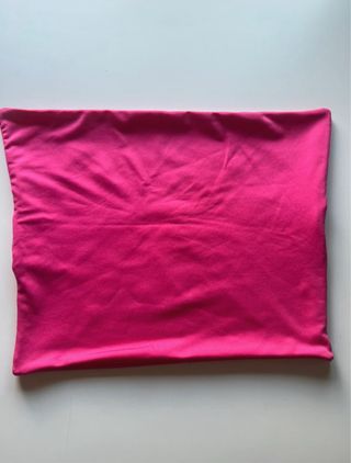 Top sin mangas rosa fucsia